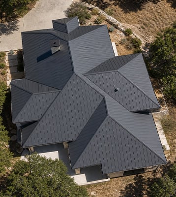 Metal roof installation in Belton by Fortress Roof Systems